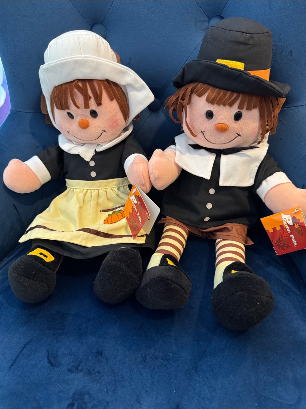 Pilgrim pals thanksgiving plushes
